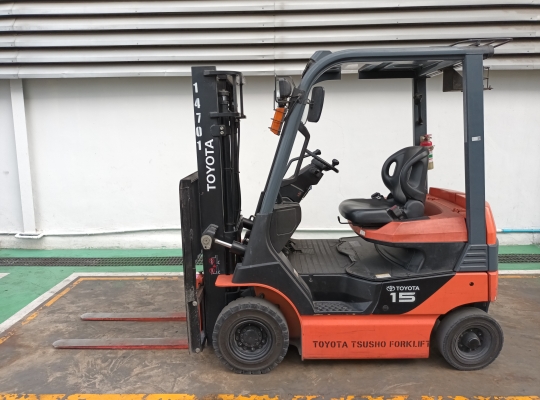 Used Forklift Toyota 8FB15, Electric Forklift, Load Capacity 1.5 Tons, Mast Height 3 M | No. 14701
