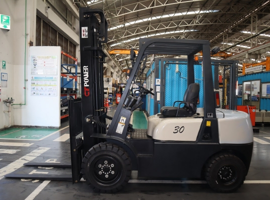 Used Forklift Toyota FD30, Diesel Forklift, Load Capacity 3 Tons, Mast Height 4 M | No. H1001