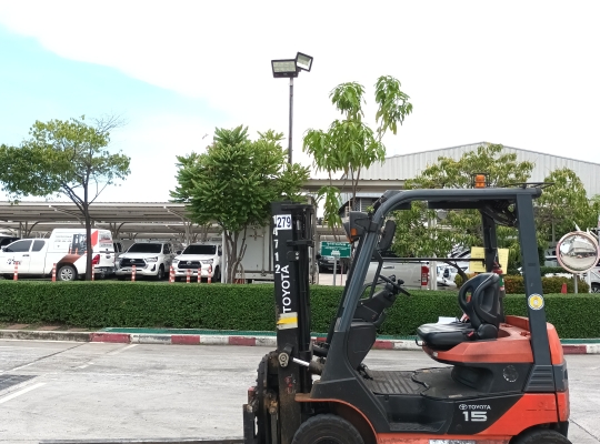รถโฟล์คลิฟท์ไฟฟ้ามือสอง Toyota 8FB15 ยกได้ 8 ตัน เสาสูง 1.5 เมตร | No 14712