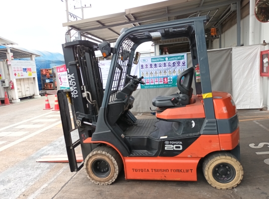 รถโฟล์คลิฟท์ไฟฟ้ามือสอง Toyota 8FB20 ยกได้ 2 ตัน เสาสูง 4.3 เมตร | No 13292