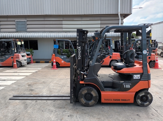 Used Forklift Toyota 8FB15, Electric Forklift, Load Capacity 1.5 Tons, Mast Height 3 M | No. 13243