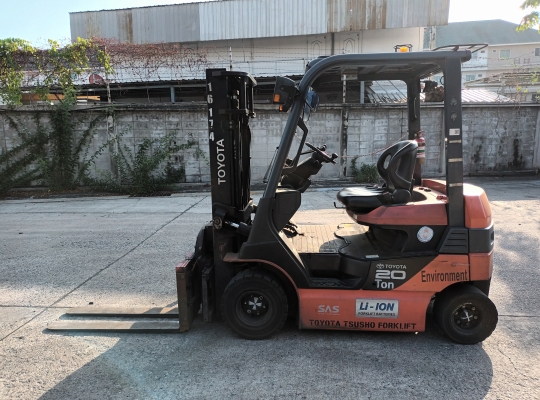 Used Forklift Toyota 8FB20, Electric Forklift, Load Capacity 2 Tons, Mast Height 3 M | No. 16174