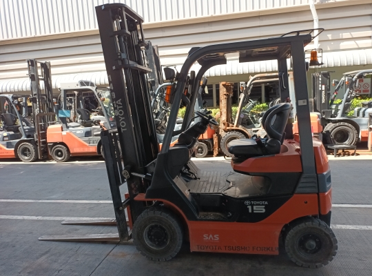 Used Forklift Toyota 8FB15, Electric Forklift, Load Capacity 1.5 Tons, Mast Height 4 M | No. 14918