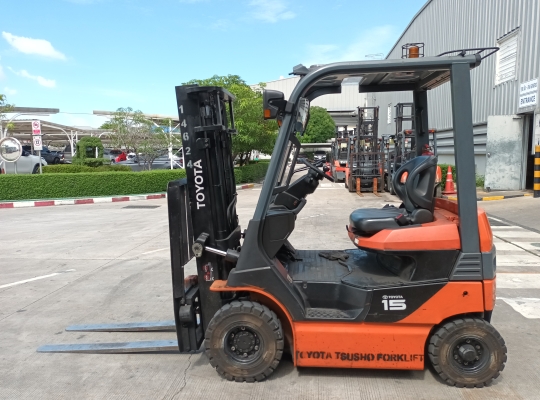 รถโฟล์คลิฟท์ไฟฟ้ามือสอง Toyota 8FB15 ยกได้ 1.5 ตัน เสาสูง 3 เมตร | No 14624