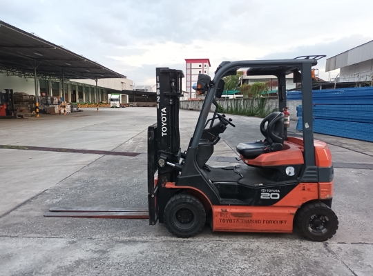 Used Forklift Toyota 8FB20, Electric Forklift, Load Capacity 2 Tons, Mast Height 3 M | No. 13821