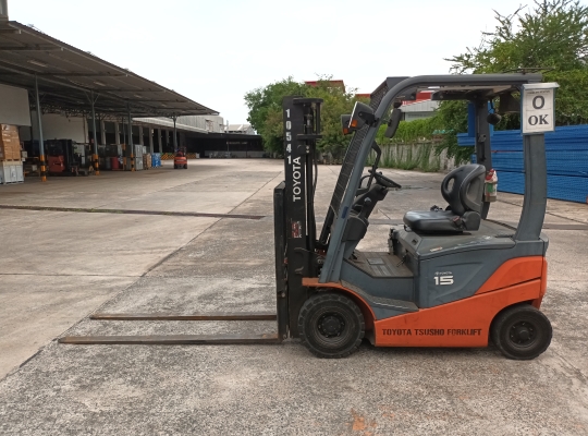 Used Forklift Toyota 8FBN15, Electric Forklift, Load Capacity 1.5 Tons, Mast Height 3 M | No. 10541