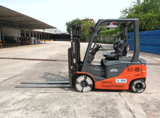 Used Forklift Toyota 8FBN25, Electric Forklift, Load Capacity 2.5 Tons, Mast Height 3 M | No. 13954