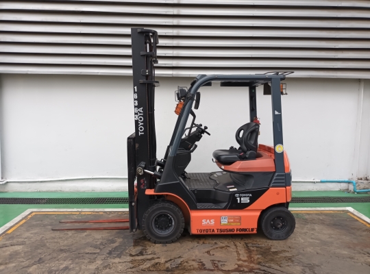 Used Forklift Toyota 8FB15, Electric Forklift, Load Capacity 1.5 Tons, Mast Height 4 M | No. 16363