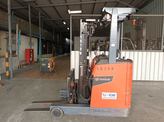 รถโฟล์คลิฟท์ไฟฟ้ามือสอง Toyota 8FBR15 ยกได้ 1.5 ตัน เสาสูง 4.5 เมตร | No 15739