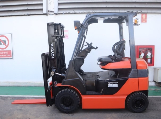 Used Forklift Toyota 8FBH25, Electric Forklift, Load Capacity 2.5 Tons, Mast Height 3 M | No. 15337