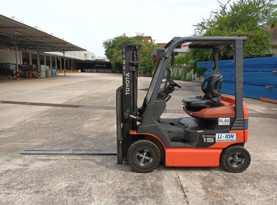 Used Forklift Toyota 8FB15, Electric Forklift, Load Capacity 1.5 Tons, Mast Height 3 M | No. 14347
